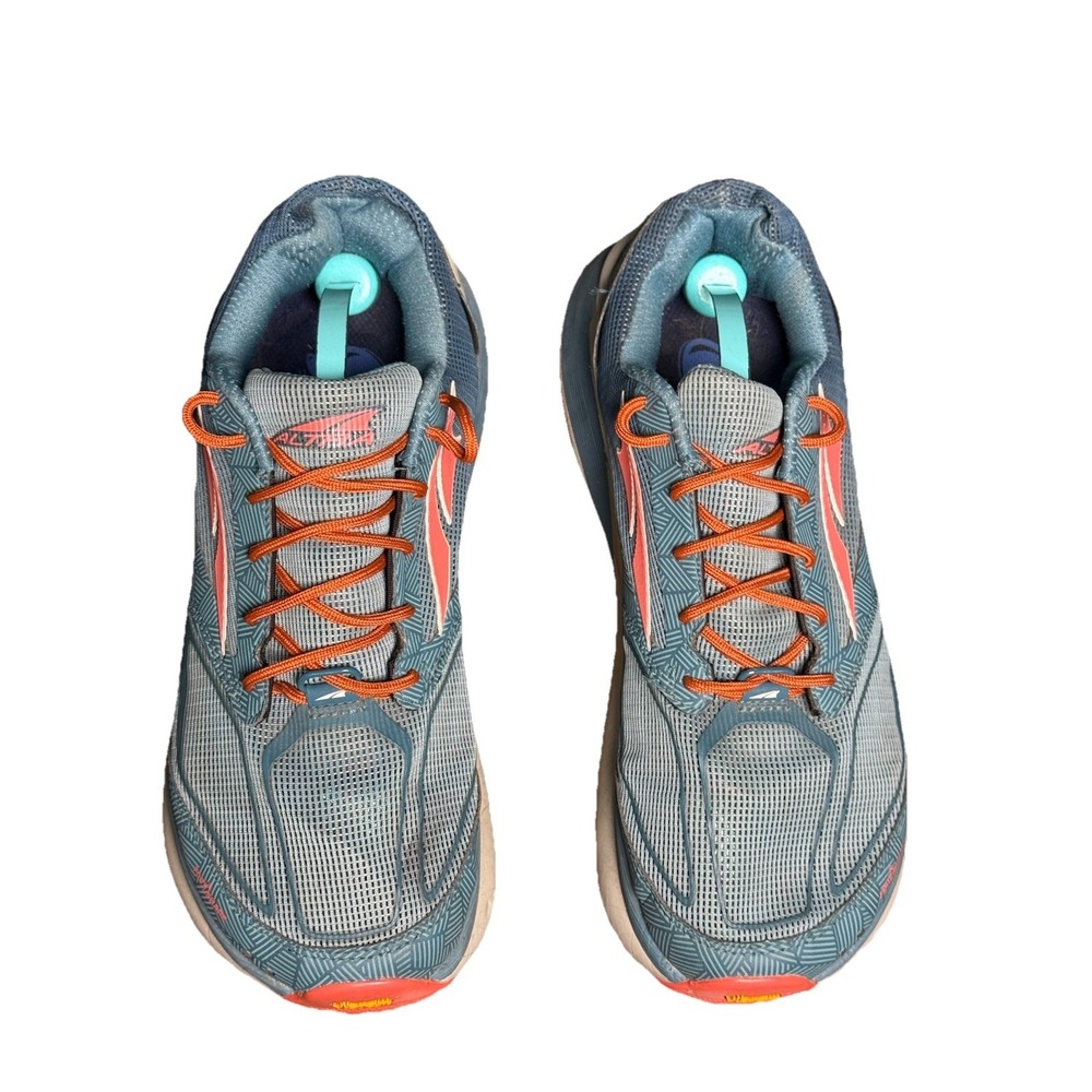 Altra Olympus 3.5 Womens Trail Running Shoes Size 8.5 Teal Orange Sneakers Hike